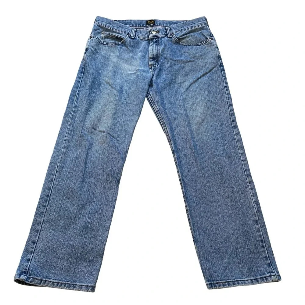 Lee Men's Regular Fit Pants Denim 36x29 Classic Casual